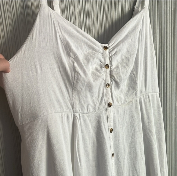 NWOT TORRID 2X Midi Textured Woven Button-Front Dress - Picture 4 of 7